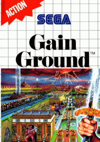 Gain Ground PAL Sega Master System  box art